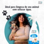 Pet Clean Banho a Seco para Cães e Gatos, Spray sem Enxágue, 500ml - Imagem 6
