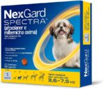 NexGard SPECTRA Antipulgas, Carrapatos e Vermífugo para Cães de 3,6 a 7,5kg - 1 tablete - Imagem 2