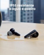 soundcore Liberty 5 da Anker, Fone de Ouvido Bluetooth sem fio, com Cancelamento de Ruído Adaptativo, Redução de Voz x2, Dolby Audio, 6 Microfones IA, 60H de Reprodução, Carga Rápida, Fone tws, Preto - Imagem 7
