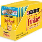 Pack Ração Úmida Friskies Para Gatos Adultos Sabor Peixe Branco Ao Molho - Com 15 Sachês 85g
