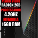 PC GAMER PLACA VIDEO 2GB / CPU 4.2GHZ / 16GB RAM/SSD 480GB (8GB RAM + SSD 120GB)