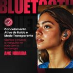 Fone de Ouvido Bluetooth com Microfone e Cancelamento de Ruído Ativo - 4Leader, à Prova D'água e com até 20 Horas de Reprodução - Melhor Escolha para Esportes e Atividades ao Ar Livre - Preto - Imagem 6