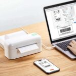 Impressora térmica de etiquetas Bluetooth MUNBYN RealWriter RW402B, impressora de etiquetas de remessa para pequenas empresas, compatível com Android, iPhone e Windows, Mac, Chromebook. - Imagem 3