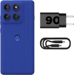 Smartphone Motorola Edge 60 PRO 5G - 256GB 24GB (12GB RAM+12GB Ram Boost) Tela Quad-Curve moto AI 50MP Sony Camera ultrarresistencia militar IP68 + IP69 - Azul Marinho - Imagem 6