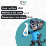 Pet Clean Banho a Seco para Cães e Gatos, Spray sem Enxágue, 500ml - Imagem 4