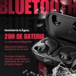 Fone de Ouvido Bluetooth com Microfone e Cancelamento de Ruído Ativo - 4Leader, à Prova D'água e com até 20 Horas de Reprodução - Melhor Escolha para Esportes e Atividades ao Ar Livre - Preto - Imagem 9