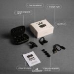 Fone de Ouvido Bluetooth com Microfone e Cancelamento de Ruído Ativo - 4Leader, à Prova D'água e com até 20 Horas de Reprodução - Melhor Escolha para Esportes e Atividades ao Ar Livre - Preto - Imagem 4