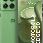 Smartphone Motorola Edge 60 5G - 512GB 24GB (12GB RAM+12GB Ram Boost) Tela Quad-Curve moto AI 50MP Sony Camera ultrarresistencia militar IP68 + IP69 - Verde