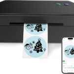 SVANTTO Impressora térmica de etiquetas Bluetooth Y42BT, impressora de etiquetas de envio 4x6 para pequenas empresas, compatível com iOS, Android, Windows, Mac, Amazon, Ebay, Shopify, USPS, UPS, Etsy