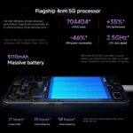 Smartphone Xiaomi Redmi Note 14 Pro 5G Midnight Black (Preto) 8GB RAM 256GB ROM NFC - Imagem 6