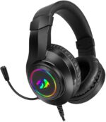 Headset Gamer Redragon Hylas Preto RGB H260RGB, Único - Imagem 3