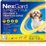 NexGard SPECTRA Antipulgas, Carrapatos e Vermífugo para Cães de 3,6 a 7,5kg - 1 tablete