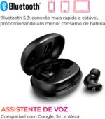 AIWA, Fone de ouvido EB-03-B, Bluetooth, c/cancelamento de ruído, 25 horas de bateria, IPX5, sem fio - Imagem 8