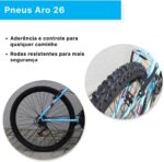 Bicicleta Bike Forss Anny Aro 26 Com Cestinha 18 Marchas - Imagem 7