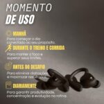 Fone de Ouvido Bluetooth com Microfone e Cancelamento de Ruído Ativo - 4Leader, à Prova D'água e com até 20 Horas de Reprodução - Melhor Escolha para Esportes e Atividades ao Ar Livre - Preto - Imagem 2