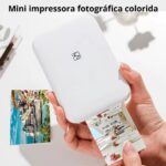 Impressora Térmica Fotográfica Colorida Portátil de Bolso Impressão 2x3 Polegadas Imprima Fotos Premium Startbox - Imagem 5
