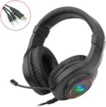 Headset Gamer Redragon Hylas Preto RGB H260RGB, Único - Imagem 5
