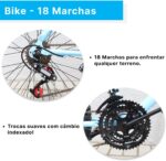 Bicicleta Bike Forss Anny Aro 26 Com Cestinha 18 Marchas - Imagem 3