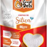 Great Pets Areia Higienica Cristais de Silica Fina 1,6kg