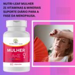 MULHER A Z Vitamina para Mulheres Energia Disposição e Bem Estar Feminino com Nutrientes Essenciais NUTRI‑LEAF Saúde - Imagem 2