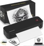 Impressora de Tatuagem Portátil, Impressora de Estêncil de Tatuagem, Térmica Sem Fio, IOS, PC