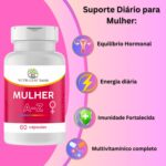 MULHER A Z Vitamina para Mulheres Energia Disposição e Bem Estar Feminino com Nutrientes Essenciais NUTRI‑LEAF Saúde - Imagem 5