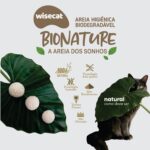 Bionature Areia Higiênica para Gatos Biodegradável Wisecat 4kg - Imagem 4