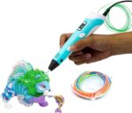 Impressora Digital Portátil, Display LCD, Turquesa e Branco 3D - Imagem 7