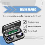 Fone de ouvido bluetooth 5.3 - Função power bank e mostrador digital - Imagem 7