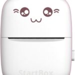 Mini Impressora Termica Portátil do Gatinho Máquina de Imprimir Portátil Bluetooth de Fotos StartBox (Rosa)