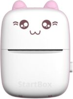 Mini Impressora Termica Portátil do Gatinho Máquina de Imprimir Portátil Bluetooth de Fotos StartBox (Rosa)