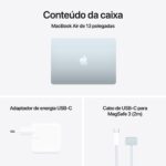 Apple 2025 MacBook Air (de 13 polegadas, Processador M4 da Apple com CPU 10‑core e GPU 8‑core, 16GB Memória unificada, 256 GB) - Azul céu - Imagem 6