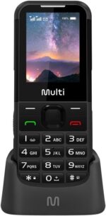 Celular Multi Vita 4G com Base Carregadora Dual Chip, Botão SOS, Câmera Preto - P9225 - Imagem 3