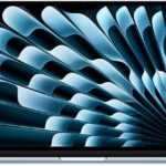 Apple 2025 MacBook Air (de 13 polegadas, Processador M4 da Apple com CPU 10‑core e GPU 8‑core, 16GB Memória unificada, 256 GB) - Azul céu