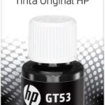 Garrafa de Tinta original Preto HP GT53 (1VV22AL) compatível com Impressora HP DeskJet GT 5810, Impressora HP DeskJet 5820. Até 5000 páginas na qualidade e confiabilidade premium da HP
