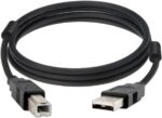 Cabo USB para Impressora, USB A Macho para USB B Macho 2.0, 1,5 metros