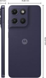Smartphone Motorola Moto G17 4G - 128GB 12GB (4GB RAM + 8GB RAM Boost) camera 50MP Sony Lytia 600, tela FHD+ 60hz, bateria 5200 mAh - Roxo - Imagem 3