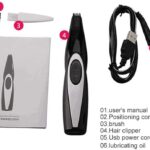 PETSHOP Tosa Elétrico Portátil para Pets - Aparador de Pelos com Cerâmica e Aço Inox, Recarregável via USB