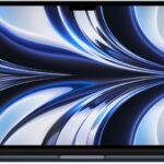 Notebook MacBook (2022) Apple com chip M2: tela Liquid Retina de 13.6 polegadas, 16GB de RAM, 256 GB de SSD. Meia-noite.