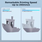 Impressora 3D Creality Ender 3 V3 SE, velocidade de impressão de 250 mm/s Impressoras 3D FDM com nivelamento automático CR Touch, extrusora Sprite Direct Drive - Imagem 2
