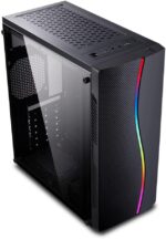 Skill Gaming PC Gamer Roda Tudo AMD A6 3.8GHZ Placa de vídeo Radeon R5 2GB HD 500GB 8GB, Preto, Média, 27345 - Imagem 2