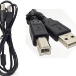 Cabo de Impressora 1,5 Metros Conexão Estável Alta Durabilidade USB B USB A 2.0, Cabo Com Filtro Cabo USB 2.0 para Impressora, Scanner e FAX, Conexão USB A/B