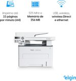 Impressora Multifuncional Laser M7105DW Elgin Pantum Monocromática 33PPM Wi-Fi 100V - 110V - Imagem 3