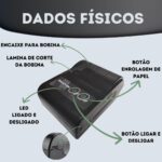 Impressora Térmica Portátil Mini Bluetooth Kit Bobinas 58 mm Super Premium Leve Portátil Comércio Delivery - Imagem 6