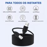 Cabo para Impressora USB 2.0, 3 Metros, Preto, com Filtro contra Interferências - Imagem 7