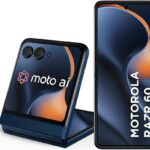 Smartphone Motorola Razr 60-256GB 24GB (12GB RAM+12GB Ram Boost) Tela dobrável 6,9" pOLED e externa 3,6” Moto AI camera IP48 - Azul Marinho