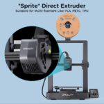 Impressora 3D Creality Ender 3 V3 SE, velocidade de impressão de 250 mm/s Impressoras 3D FDM com nivelamento automático CR Touch, extrusora Sprite Direct Drive - Imagem 3