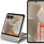 Smartphone Motorola Razr 60-256GB 24GB (12GB RAM+12GB Ram Boost) Tela dobrável 6,9" pOLED e externa 3,6” Moto AI camera IP48 - Branco