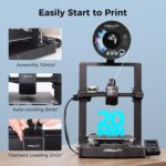 Impressora 3D Creality Ender 3 V3 SE, velocidade de impressão de 250 mm/s Impressoras 3D FDM com nivelamento automático CR Touch, extrusora Sprite Direct Drive - Imagem 5