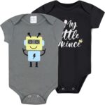 Kit 4 Body Manga Curta Roupa Infantil Bebê Recem Nascido a 12 meses Inverno Verão Estampado (Menino, P (1-3M)) - Imagem 6